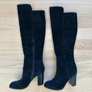EUC Pour La Victoire black suede leather boots, sz 9.5